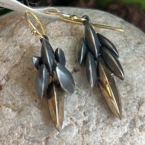 Alexis Bittar 18 karat gold and Sterling earrings